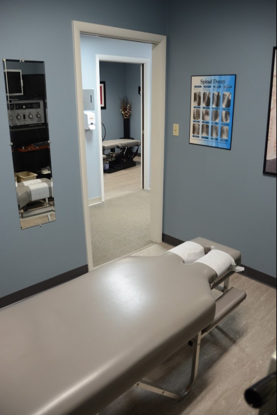 Large private treatment rooms